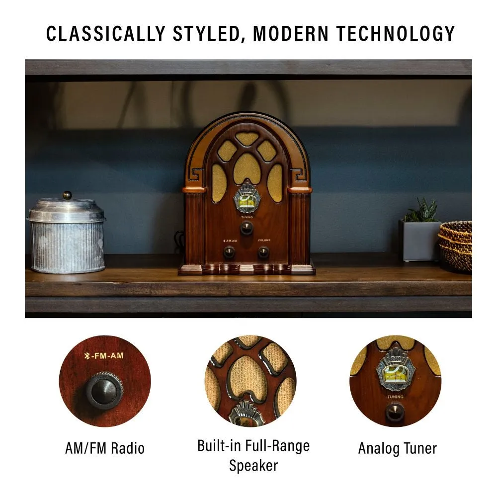 Crosley Companion radio valnöt med cd bluetooth