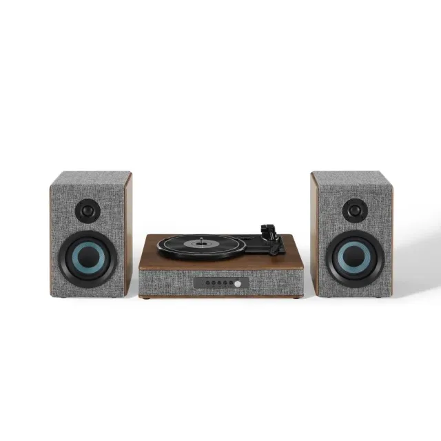 Crosley Aria skivspelare grå med högtalare bluetooth