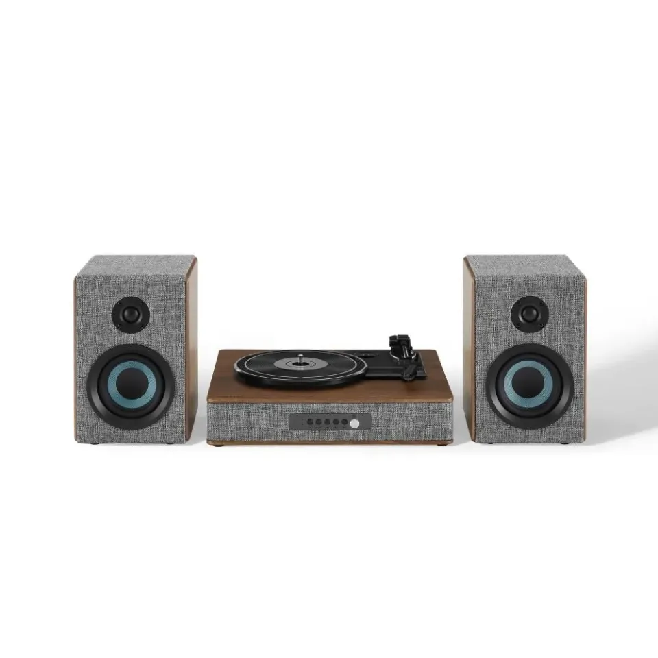 Crosley Aria skivspelare grå med högtalare bluetooth