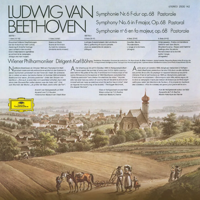 Revox Beethoven Symphony 6 Pastoral masterband Standard Master