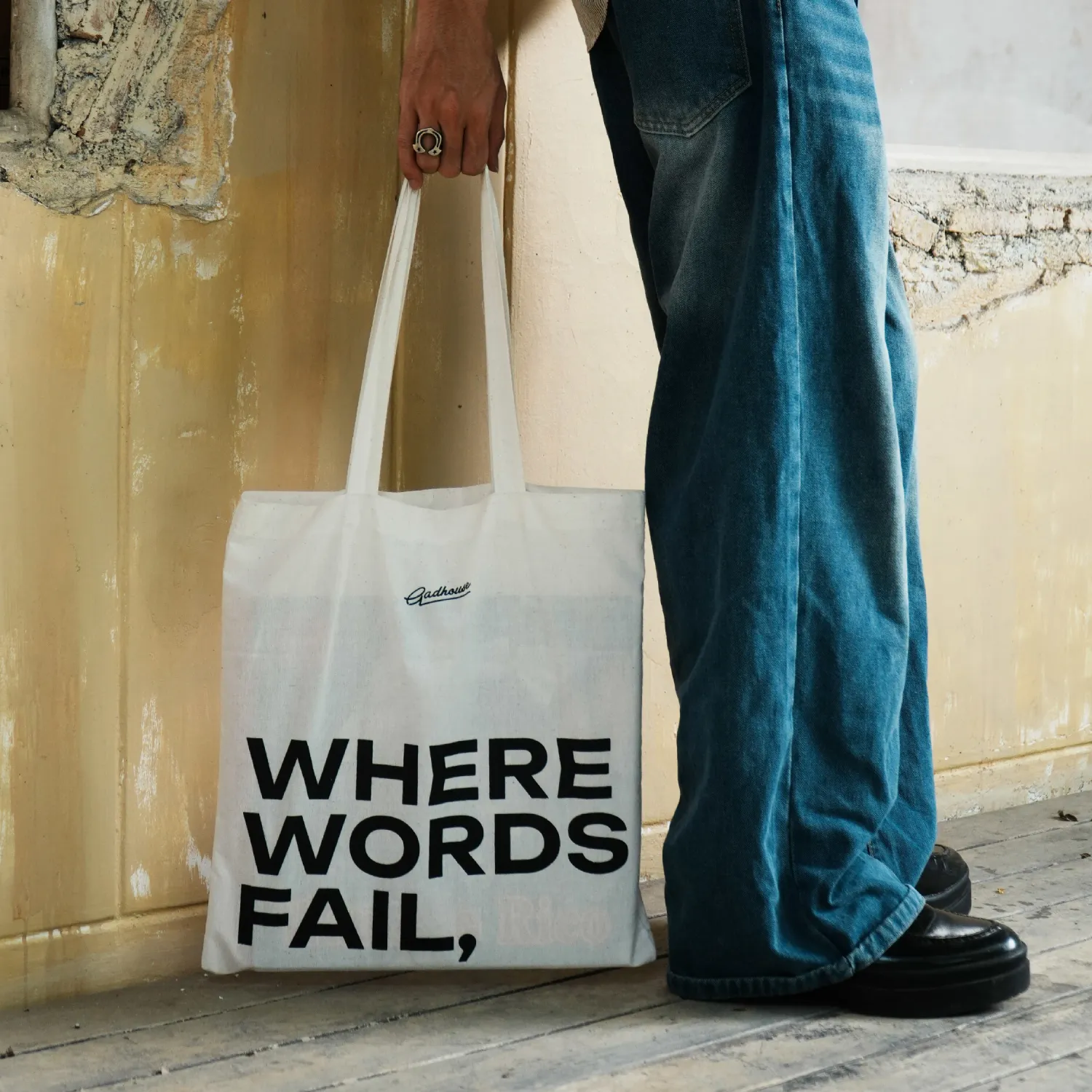 Gadhouse Tote Bag tygpåse bomull natur