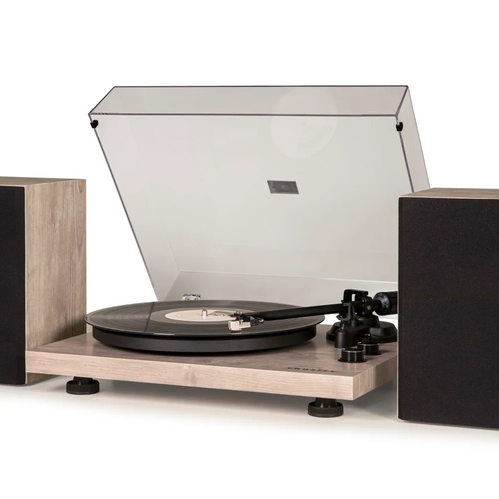 Crosley C62 skivspelare med högtalare grå Bluetooth