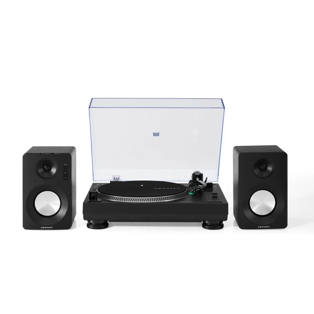Crosley KT100BT skivspelare med högtalare svart