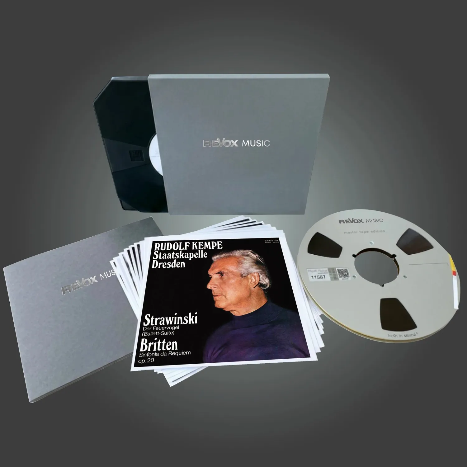 Revox Kempe Stravinsky Britten masterband 1/4 tum