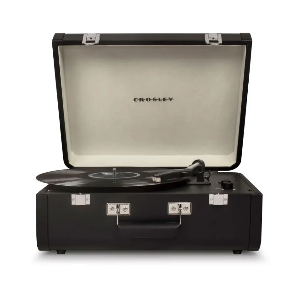 Crosley Portfolio reseskivspelare svart bluetooth