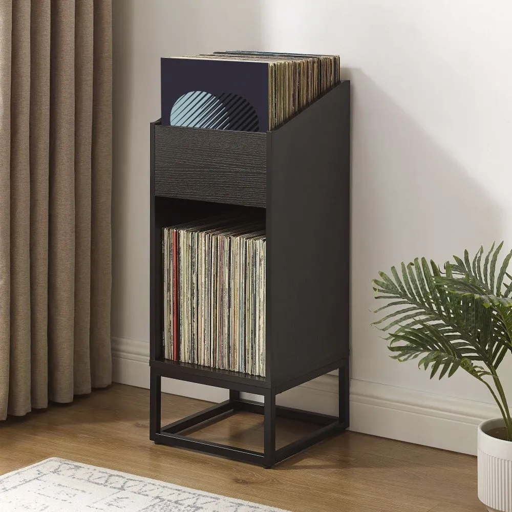 Crosley Enzo skivställ svart liten vinylförvaring