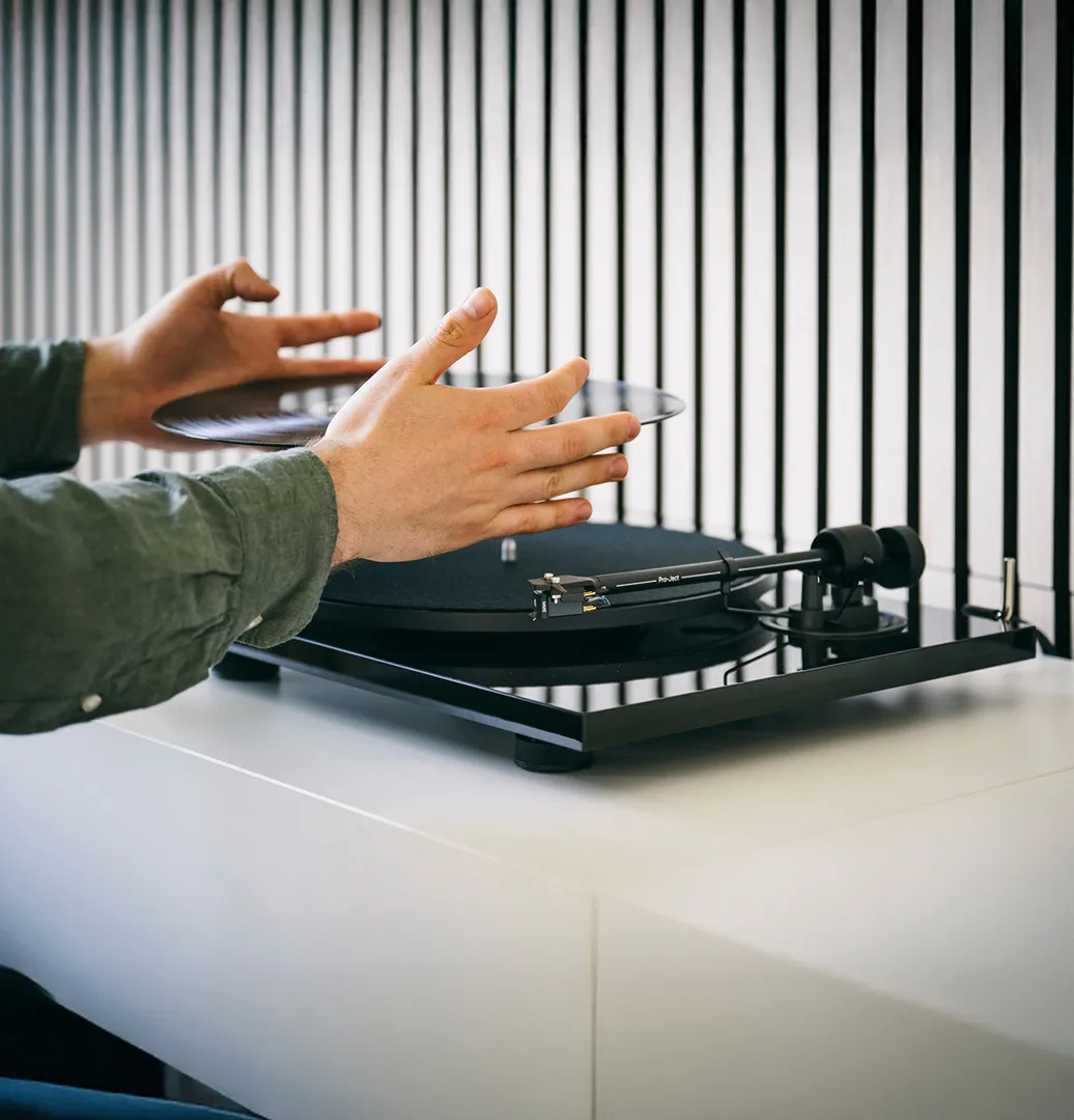 Pro-Ject E1.2 skivspelare remdrift svart