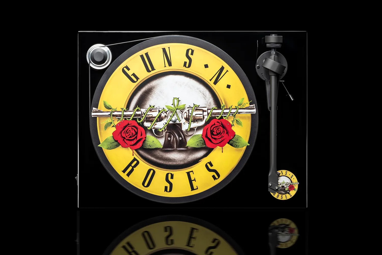 Pro-Ject Guns N Roses skivspelare akryl