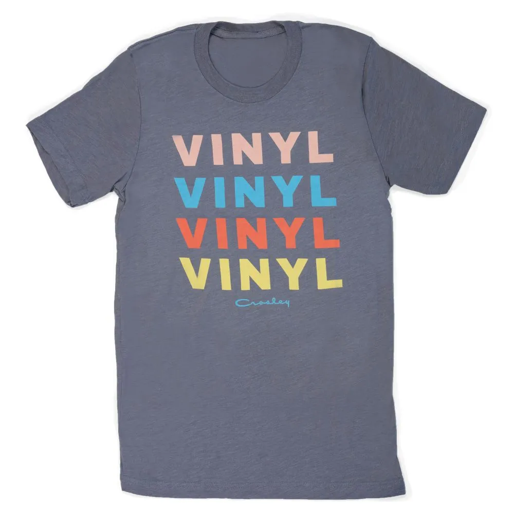 Crosley Vinyl t-shirt large tri-blend mjuk