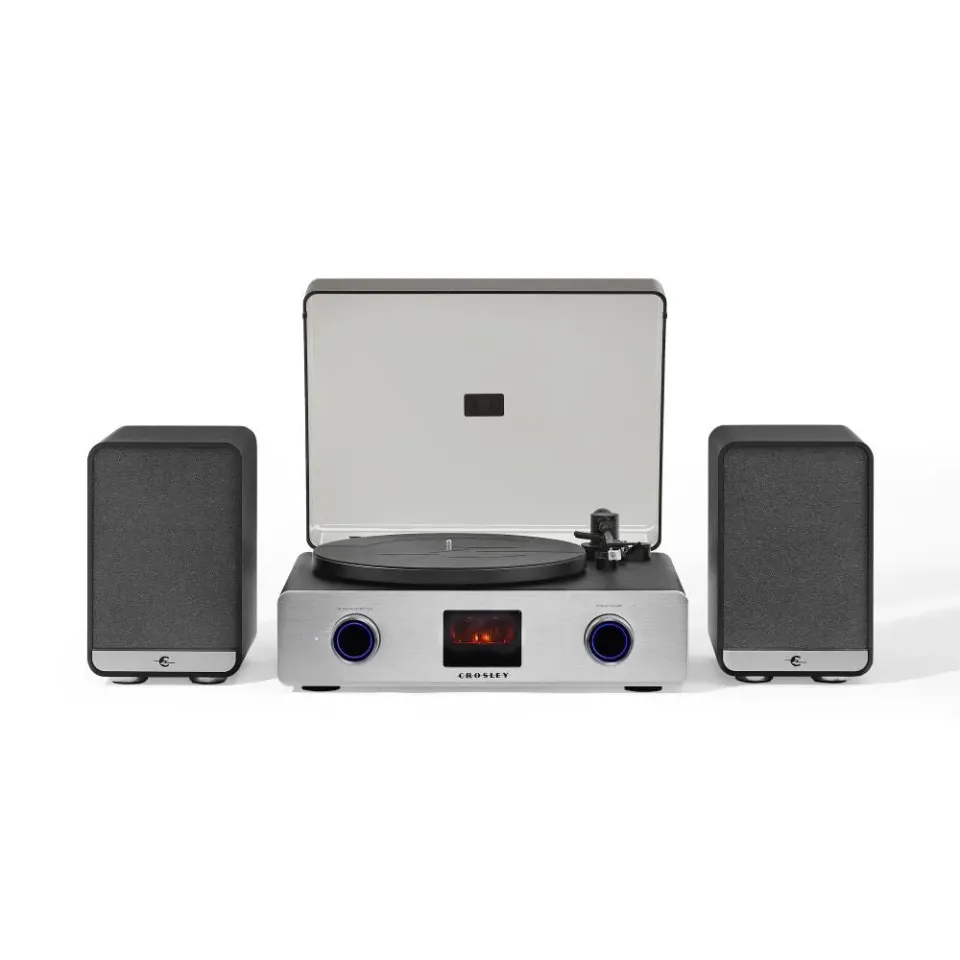 Crosley C92 skivspelare med högtalare svart