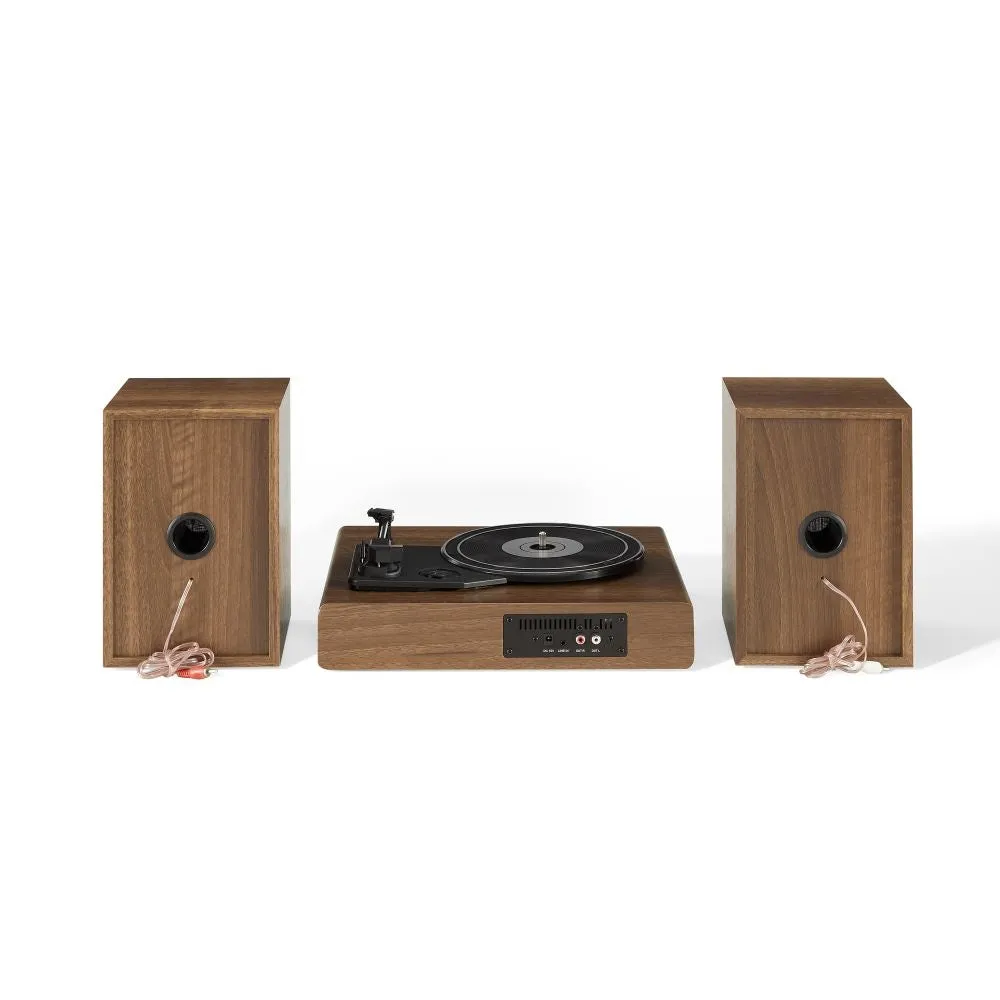 Crosley Alto skivspelare med högtalare valnöt