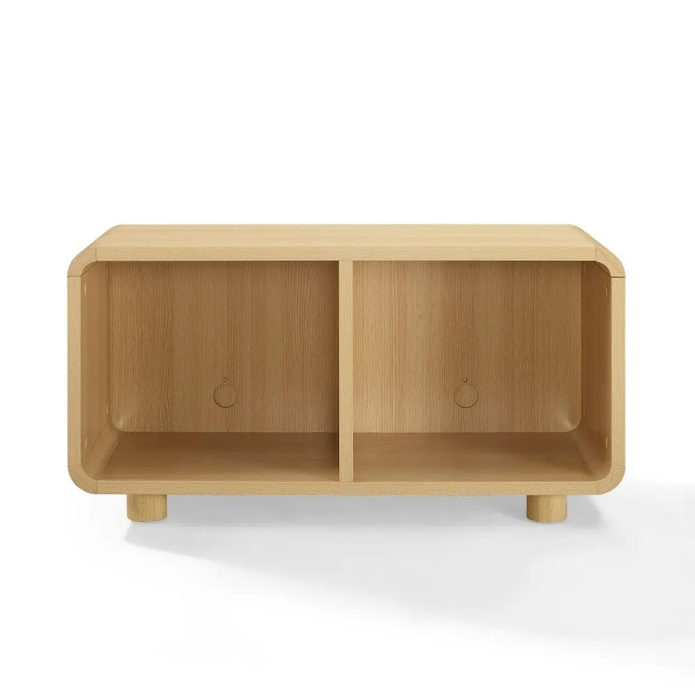 Crosley Zoe Medium skivspelarbänk ask vinylförvaring