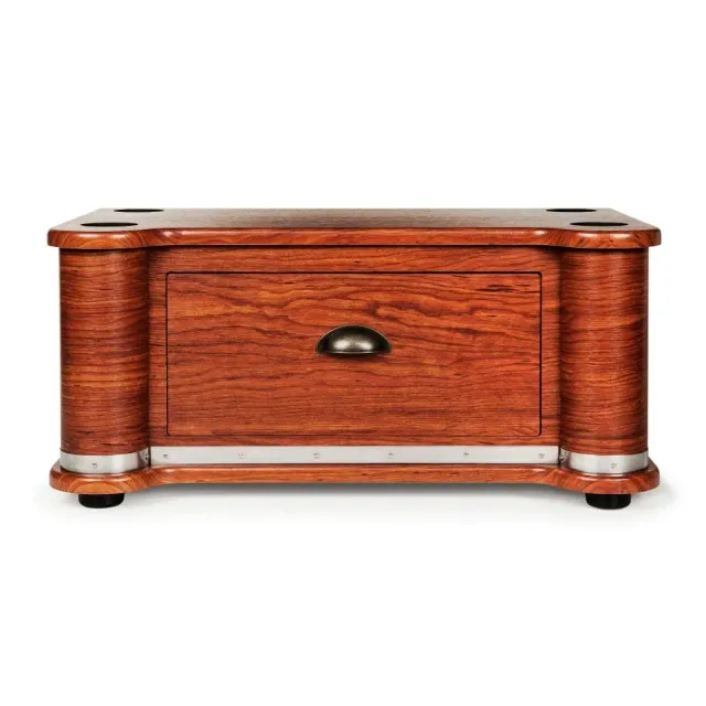Crosley jukeboxstativ valnöt full-size trä