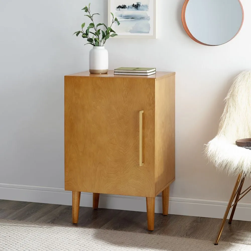 Crosley Everett skivspelarbänk förvaring acorn
