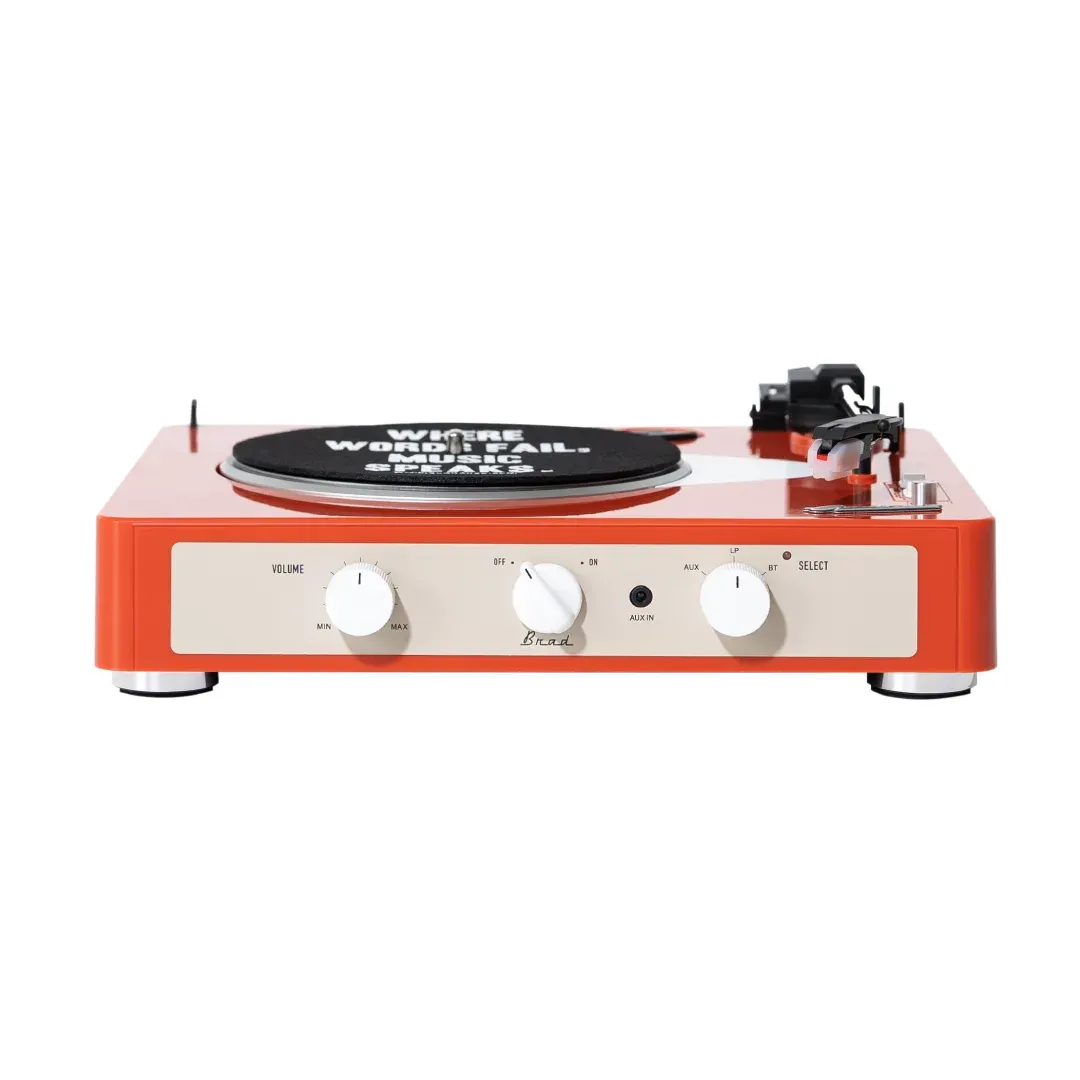 Gadhouse Brad Retro MKII skivspelare bluetooth röd