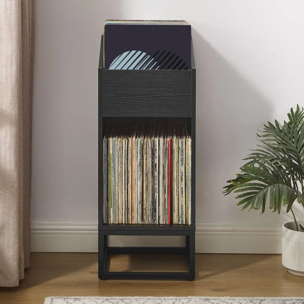 Crosley Enzo skivställ svart liten vinylförvaring