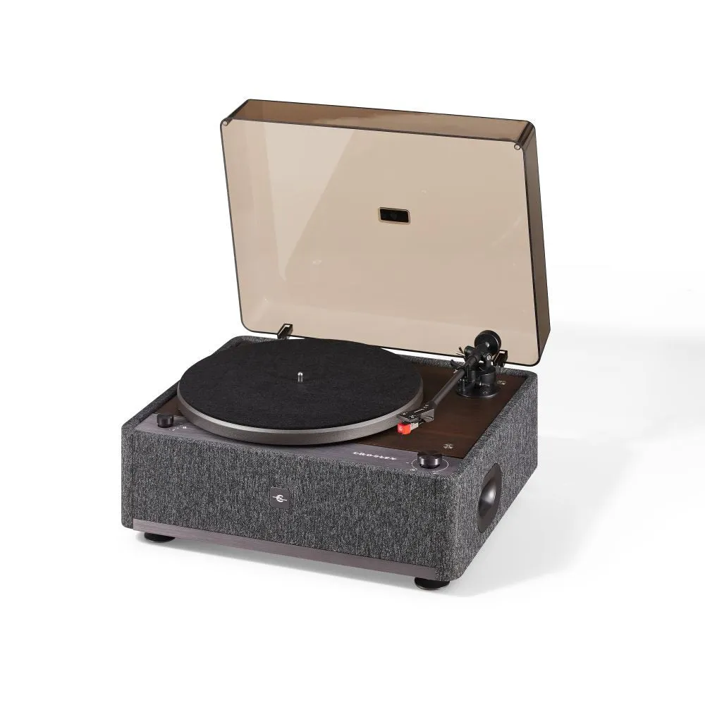 Crosley E200 skivspelare valnöt 33 1/3 varv