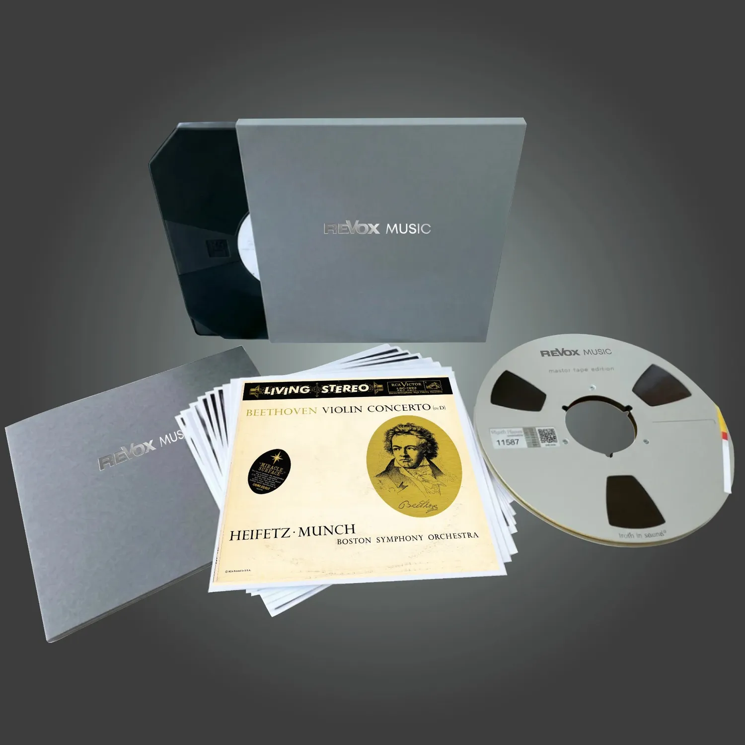 Revox Beethoven Violinkonsert masterband Heifetz Munch