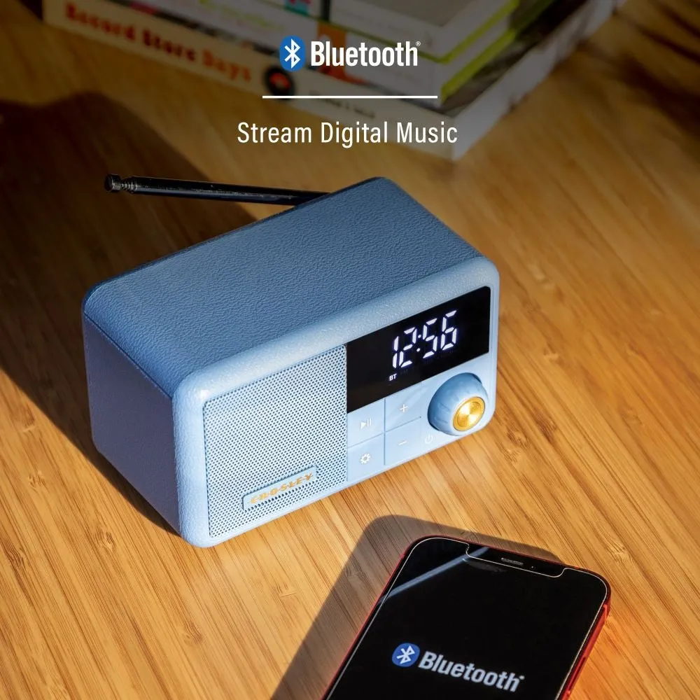 Crosley Cooper radio Elemental Blue med bluetooth