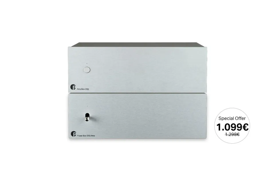 Pro-Ject DS2 Amp Box slutsteg med Power Box paket
