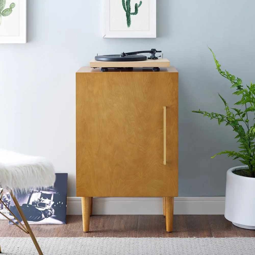 Crosley Everett skivspelarbänk förvaring acorn