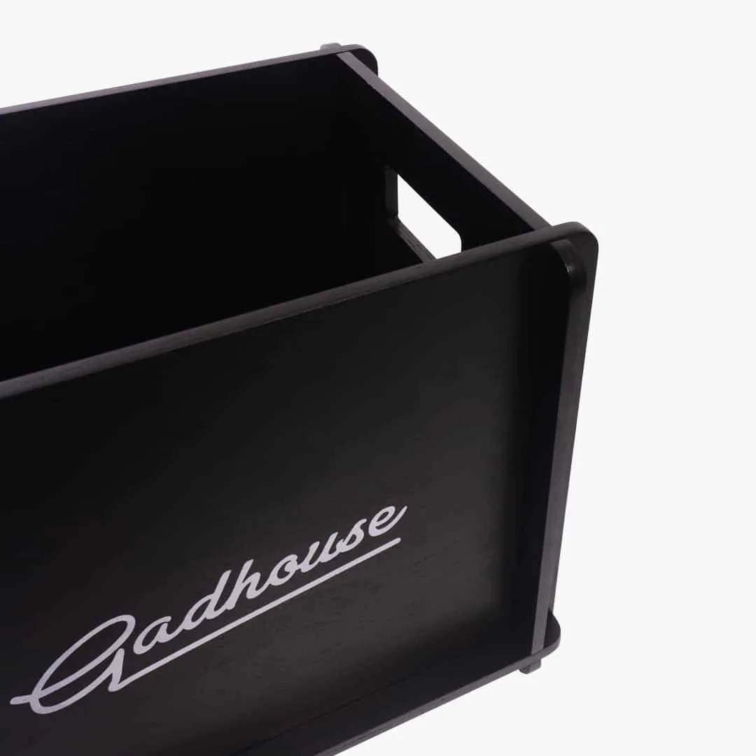 Gadhouse Storage Crate skivback svart för LP