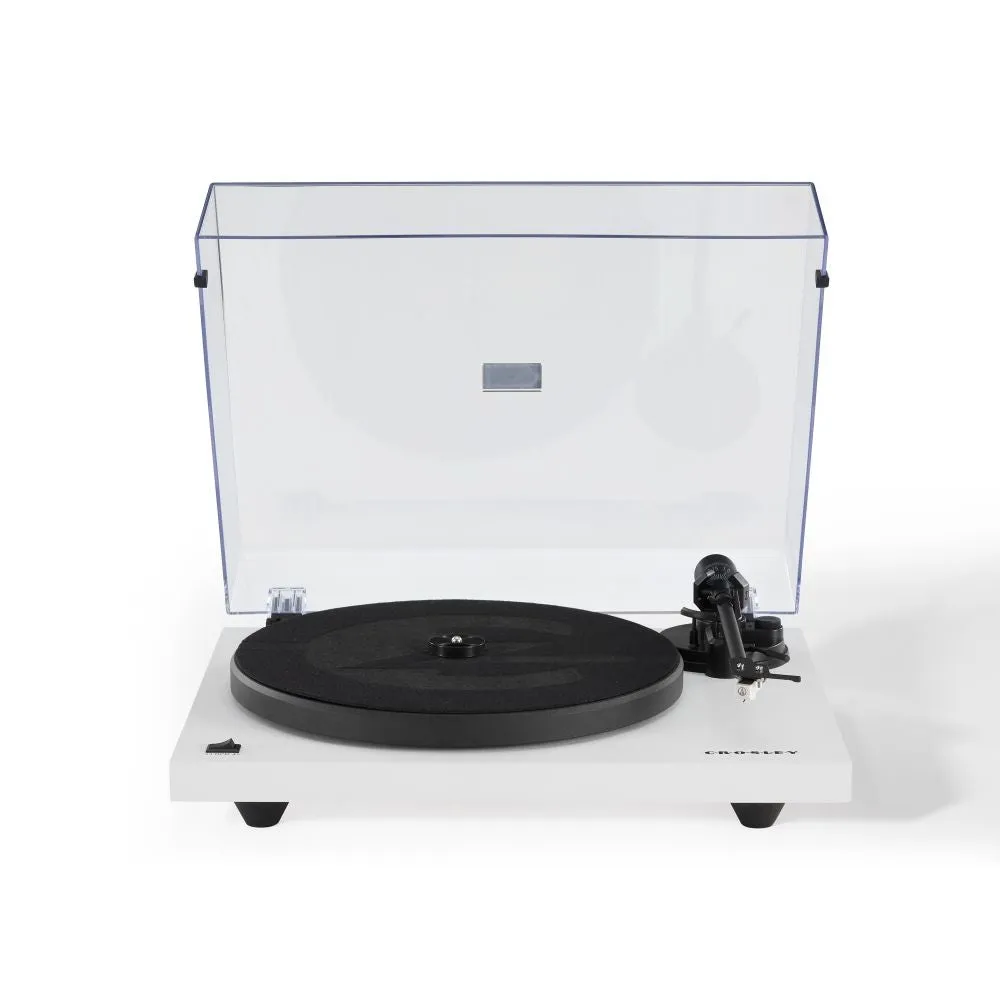 Crosley C6 skivspelare vit remdrift bluetooth