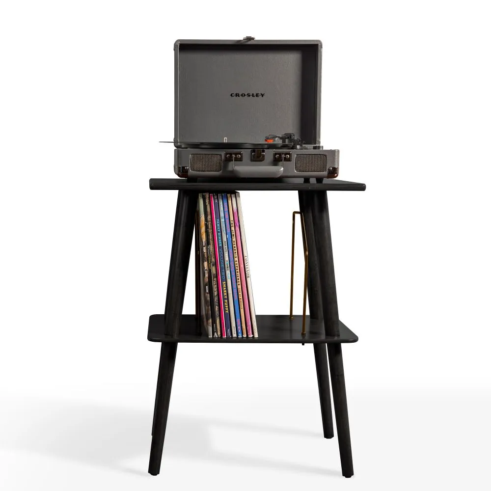 Crosley Manchester skivspelarstativ paprika trä