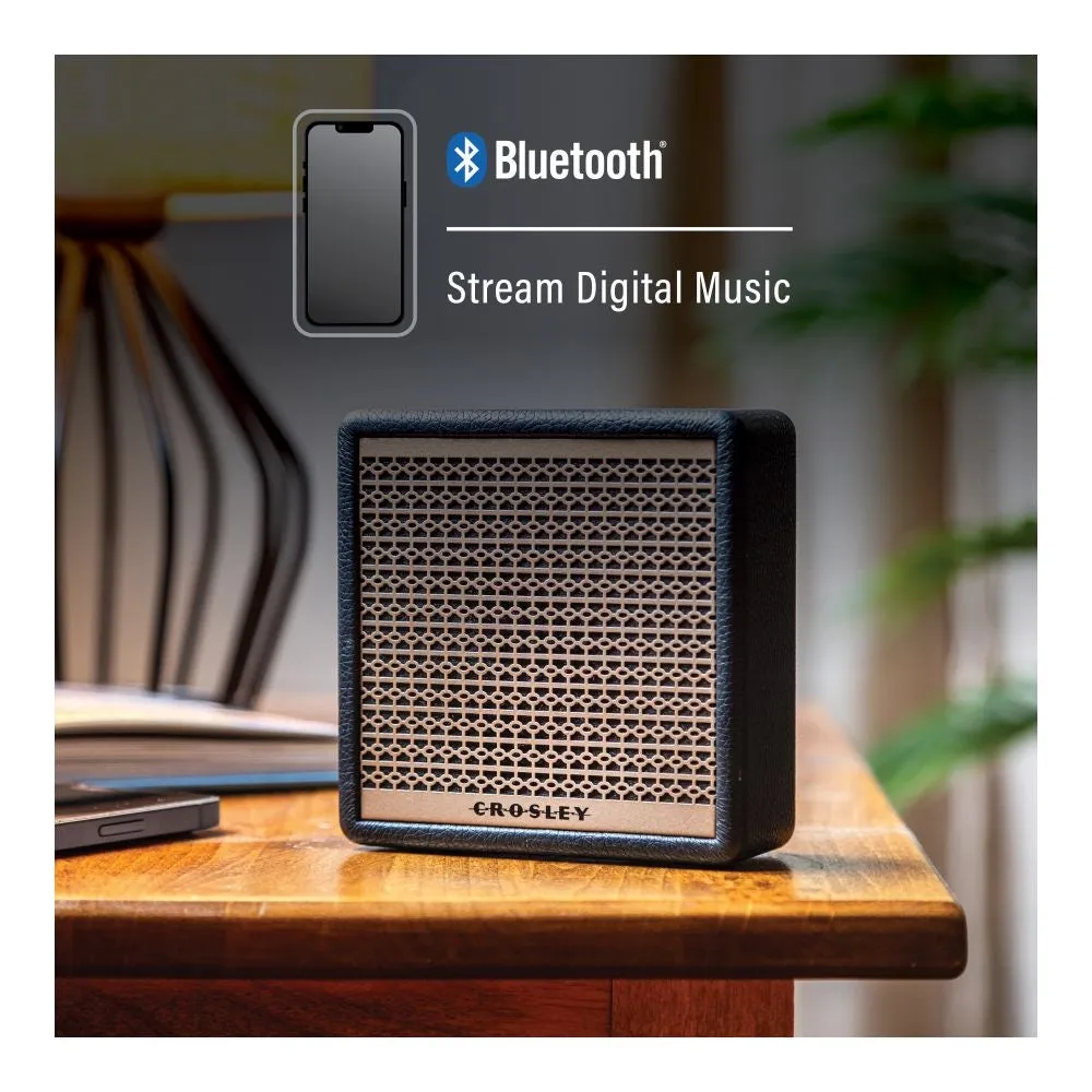 Crosley Montero Mini bluetooth-högtalare Svart portabel