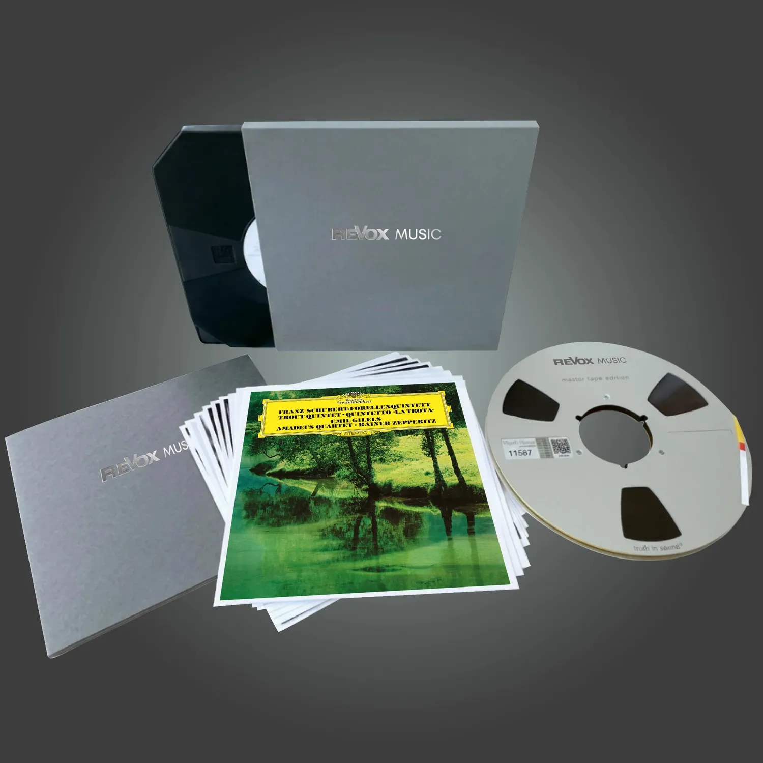Revox Schubert Trout Quintet masterband Standard Master CCIR