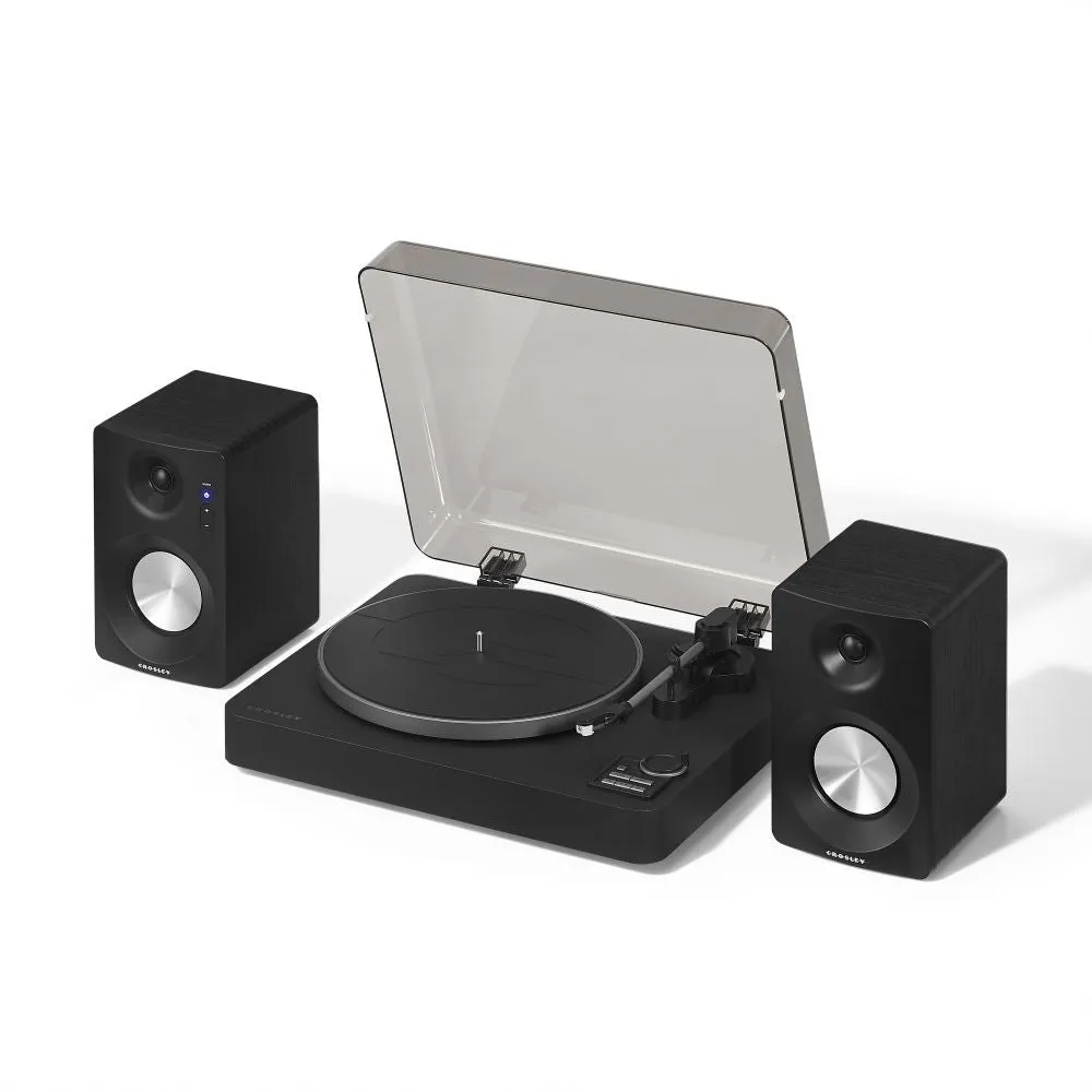 Crosley C300 S100 skivspelare svart automatisk