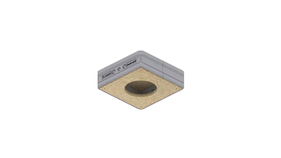 Revox Euroboxx M installationslåda I52 infälld 330mm