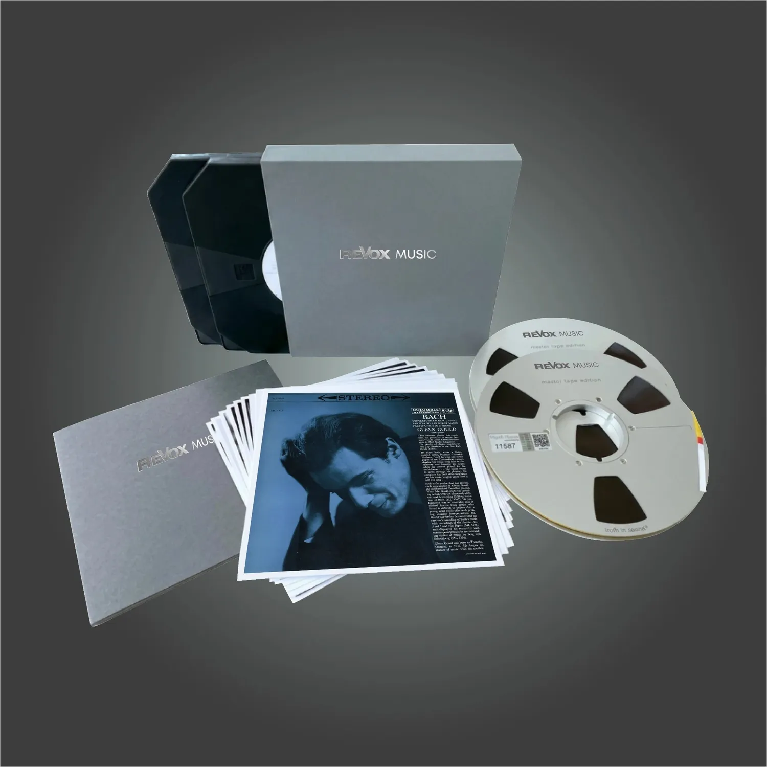 Revox Glenn Gould Bach Italian masterband studio
