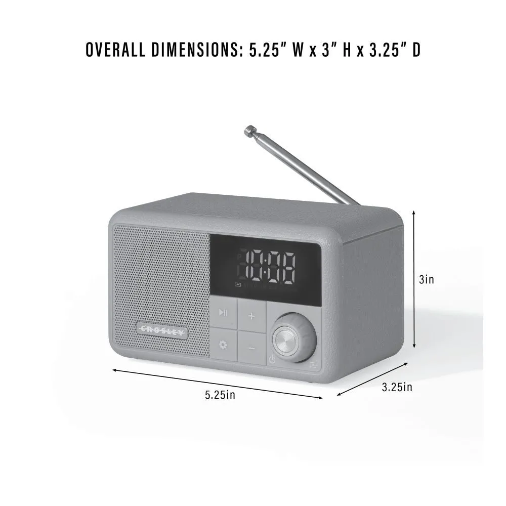 Crosley Cooper radio Elemental Blue med bluetooth