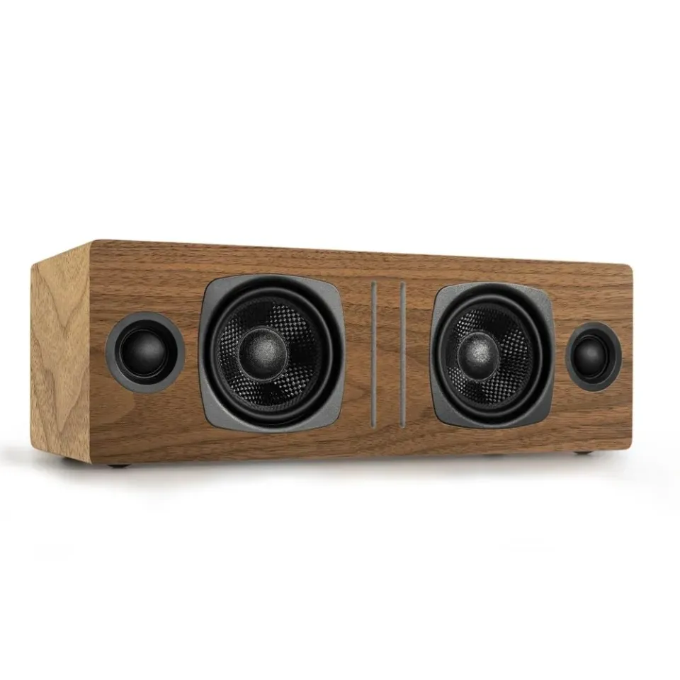 Crosley B2 musikanläggning valnöt bluetooth aptX
