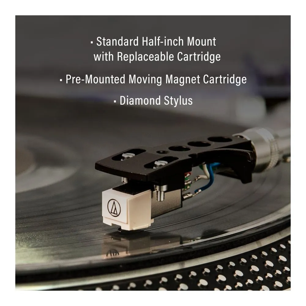 Crosley C100 skivspelare Silver remdrift 33 1/3 varv
