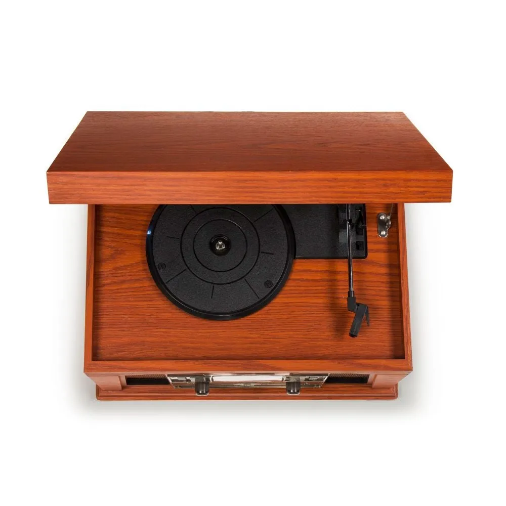 Crosley Lancaster 8-i-1 skivspelare paprika CD Bluetooth