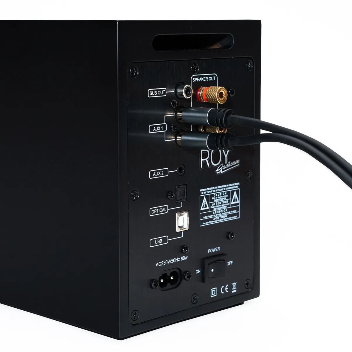 Gadhouse ROY Hi-Fi bokhyllehögtalare Bluetooth aptX