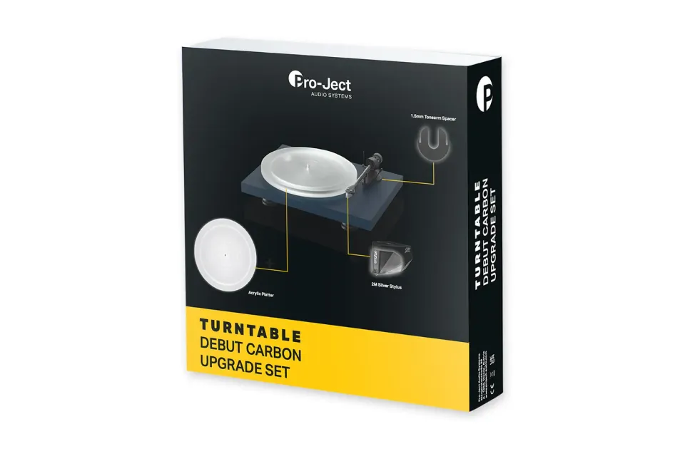 Pro-Ject Debut Carbon Upgrade Set tillbehör akryl
