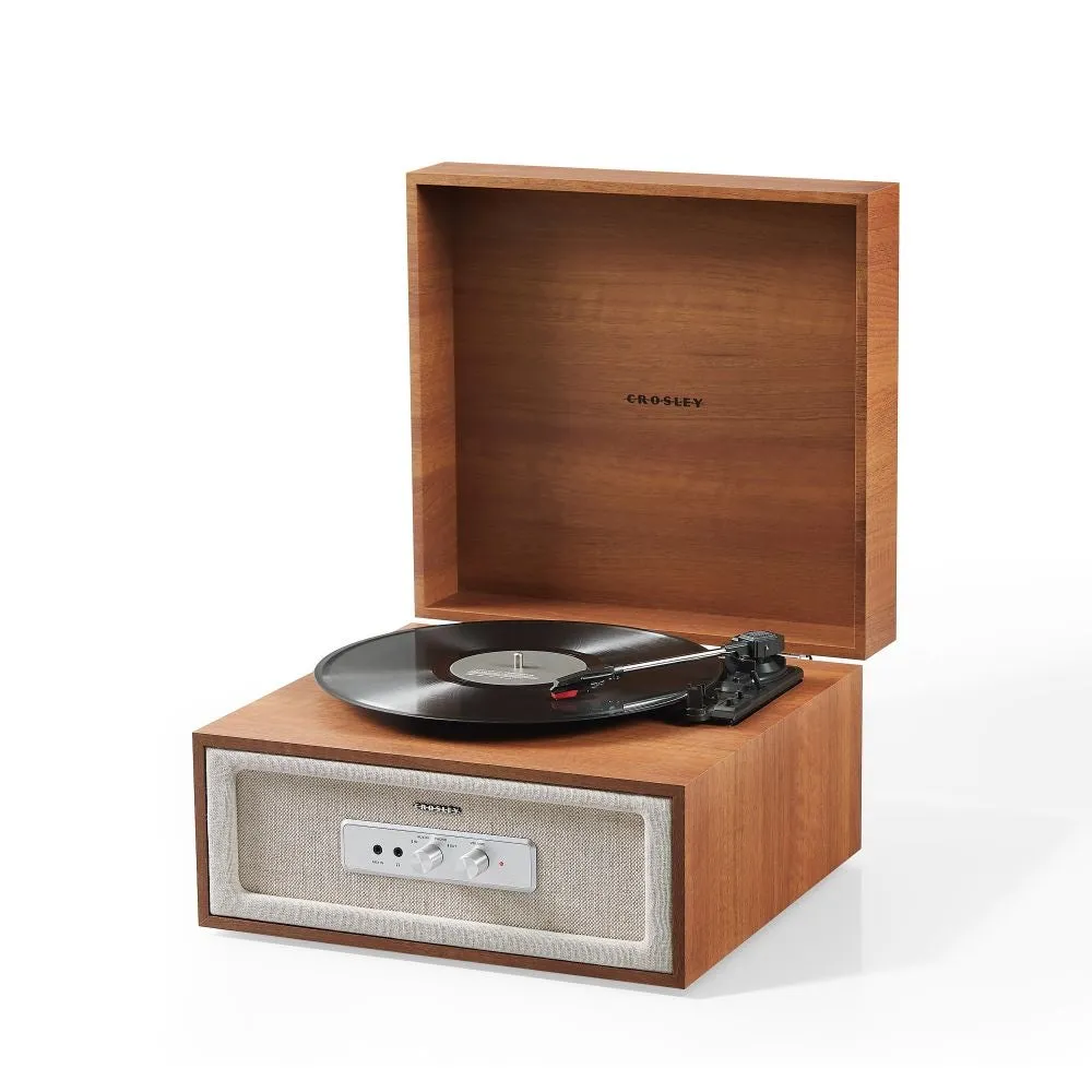 Crosley Rohe skivspelare remdrift natural