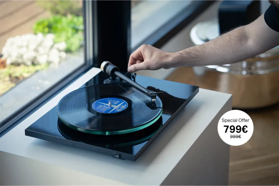 Pro-Ject T2 W skivspelare wifi vit