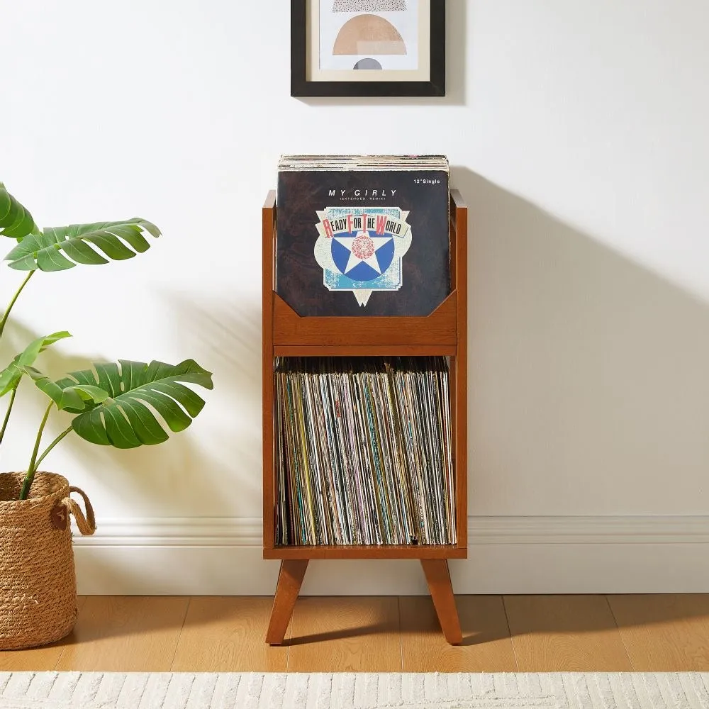 Crosley Asheville Small vinylställ valnöt trä