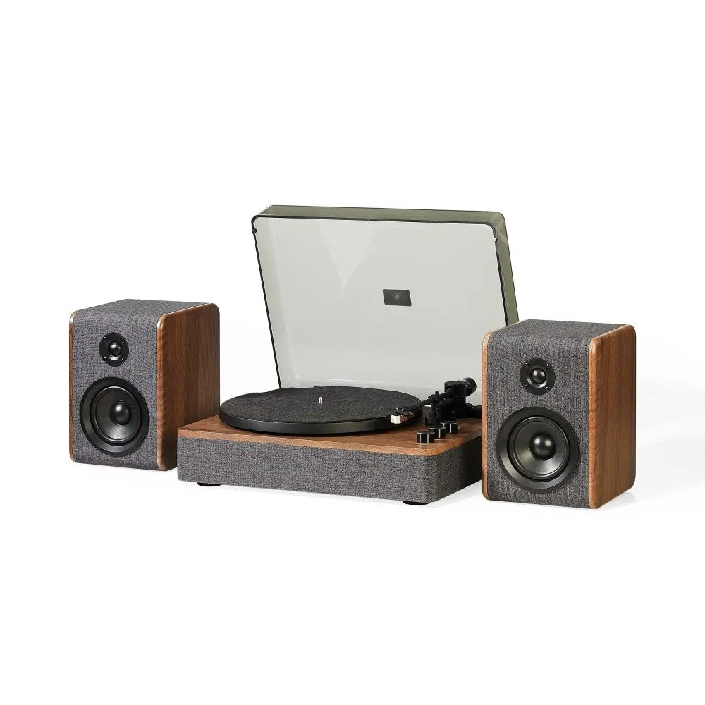 Crosley Nocturne skivspelare med högtalare grafit