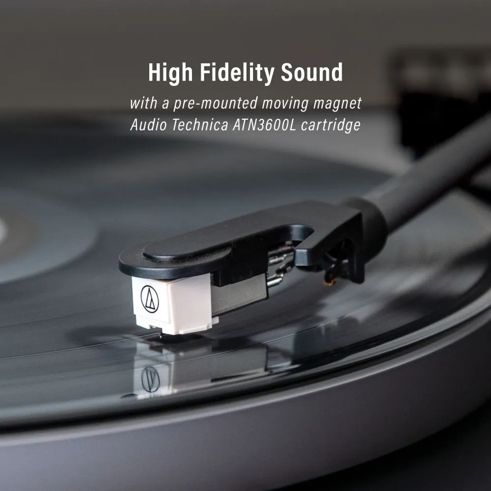 Crosley C300 skivspelare svart helautomatisk