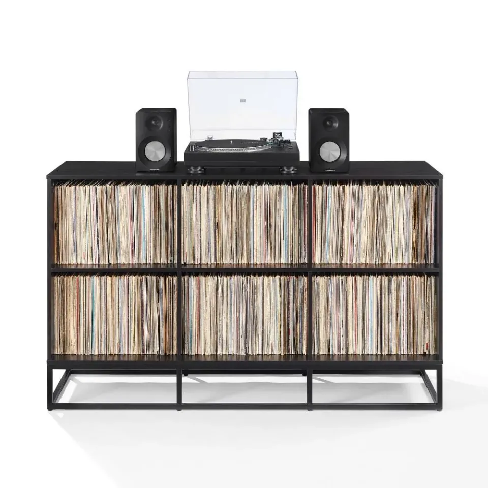 Crosley Enzo 6 mediabänk för skivor svart