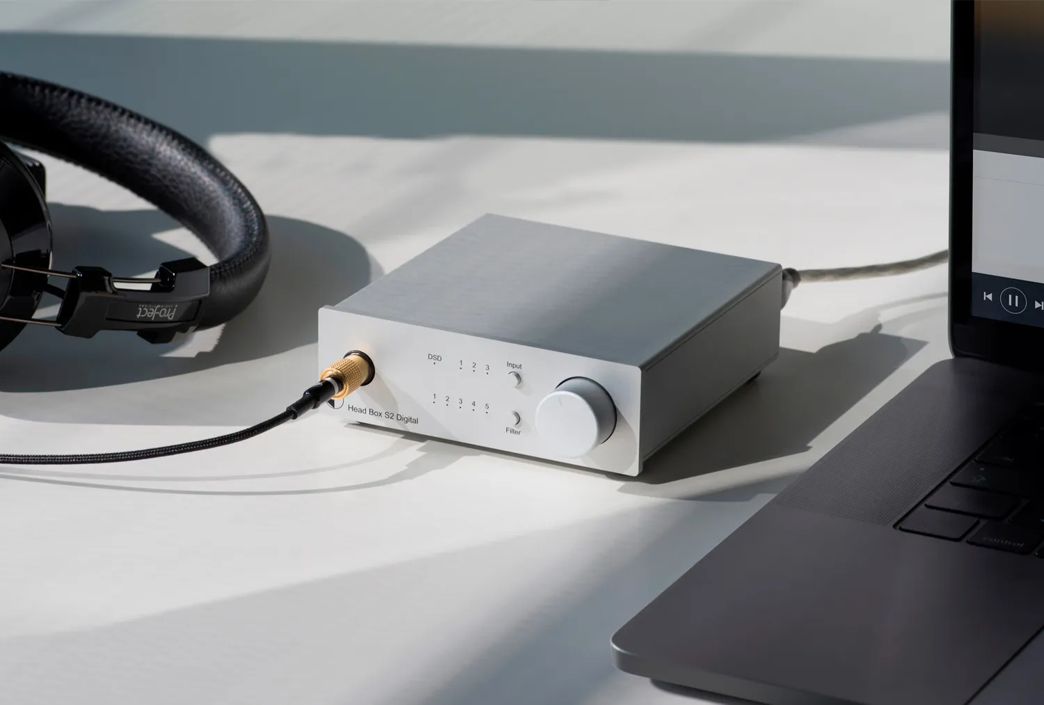 Pro-Ject Head Box S2 Digital hörlursförstärkare silver