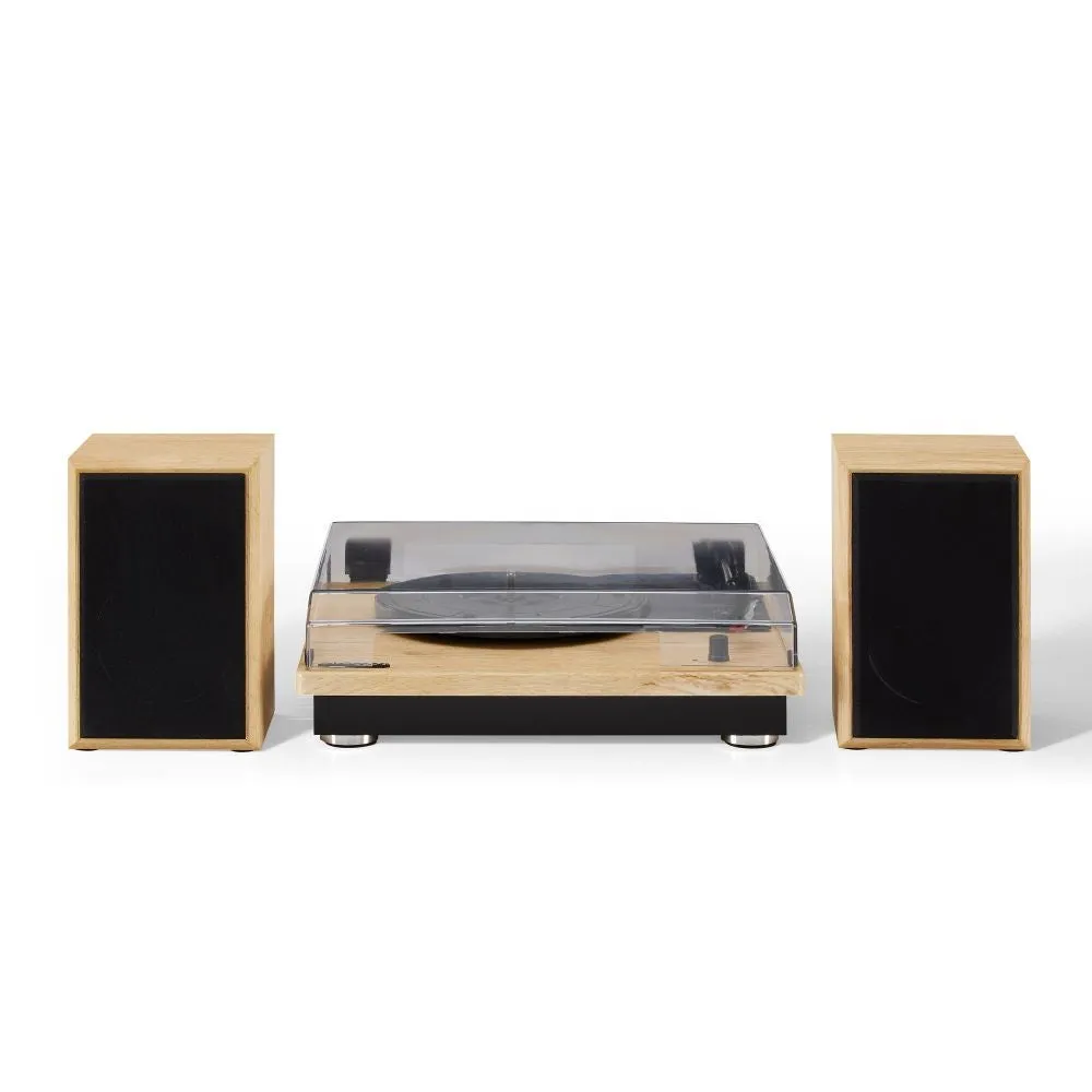 Crosley Brio skivspelare med högtalare natural