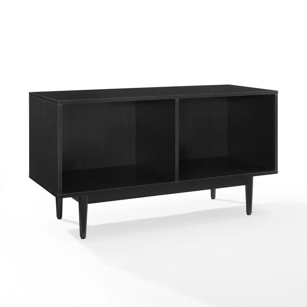 Crosley Liam Medium vinylskåp svart 2 fack