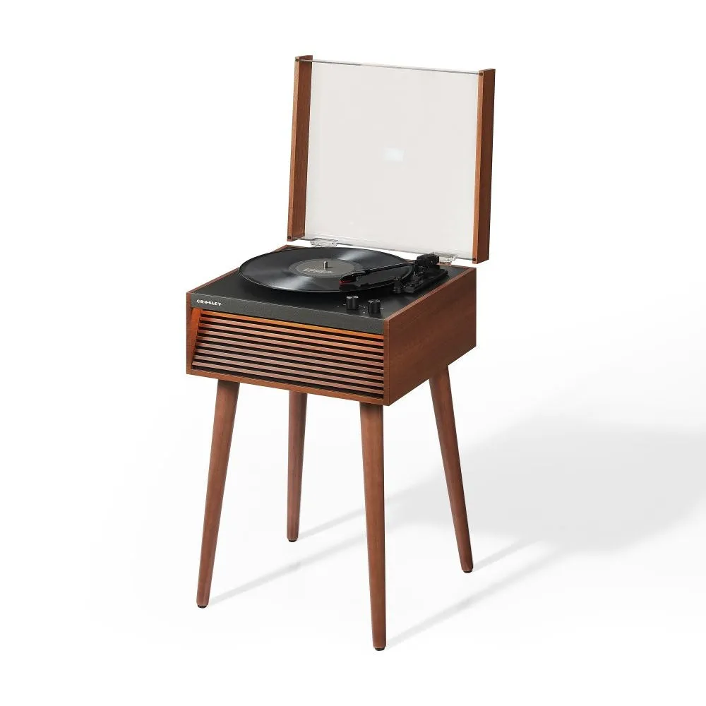 Crosley Dean skivspelare Natural med högtalare retro