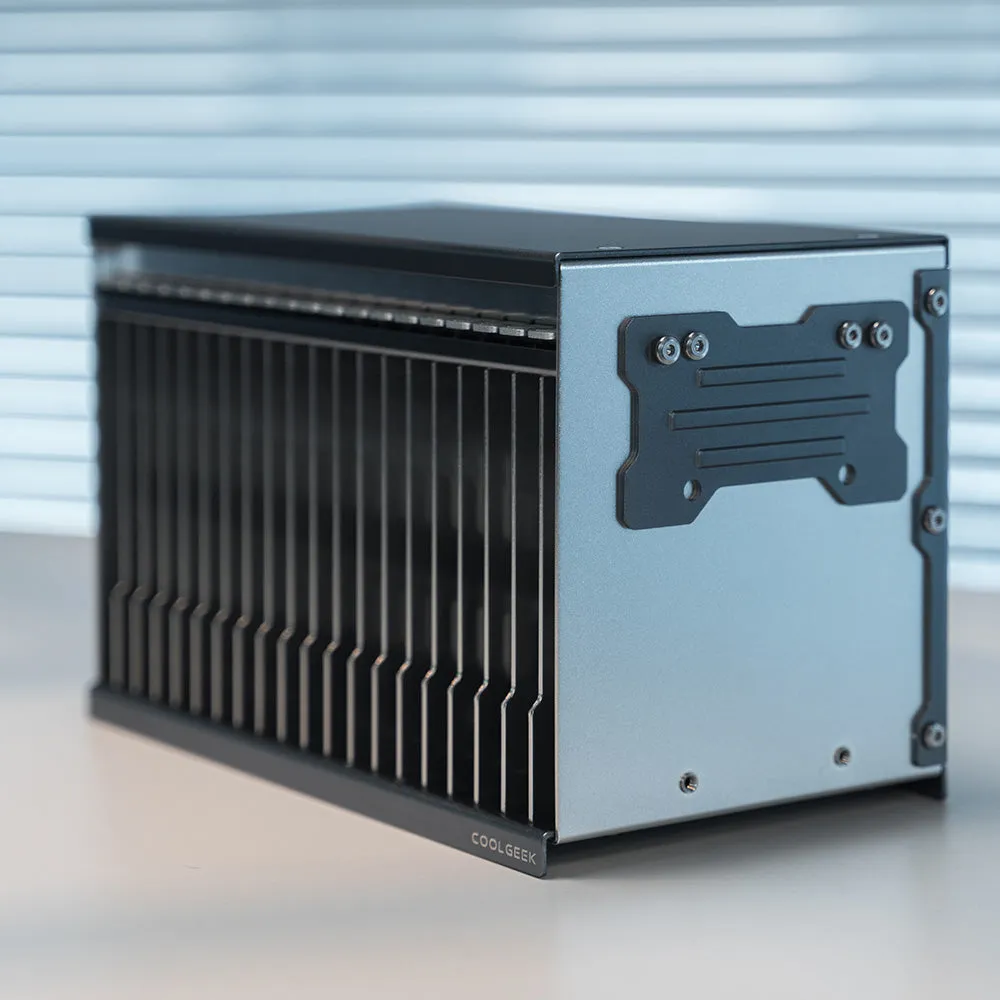 CoolGeek CD Archive Case cd-förvaring 20 skivor aluminium